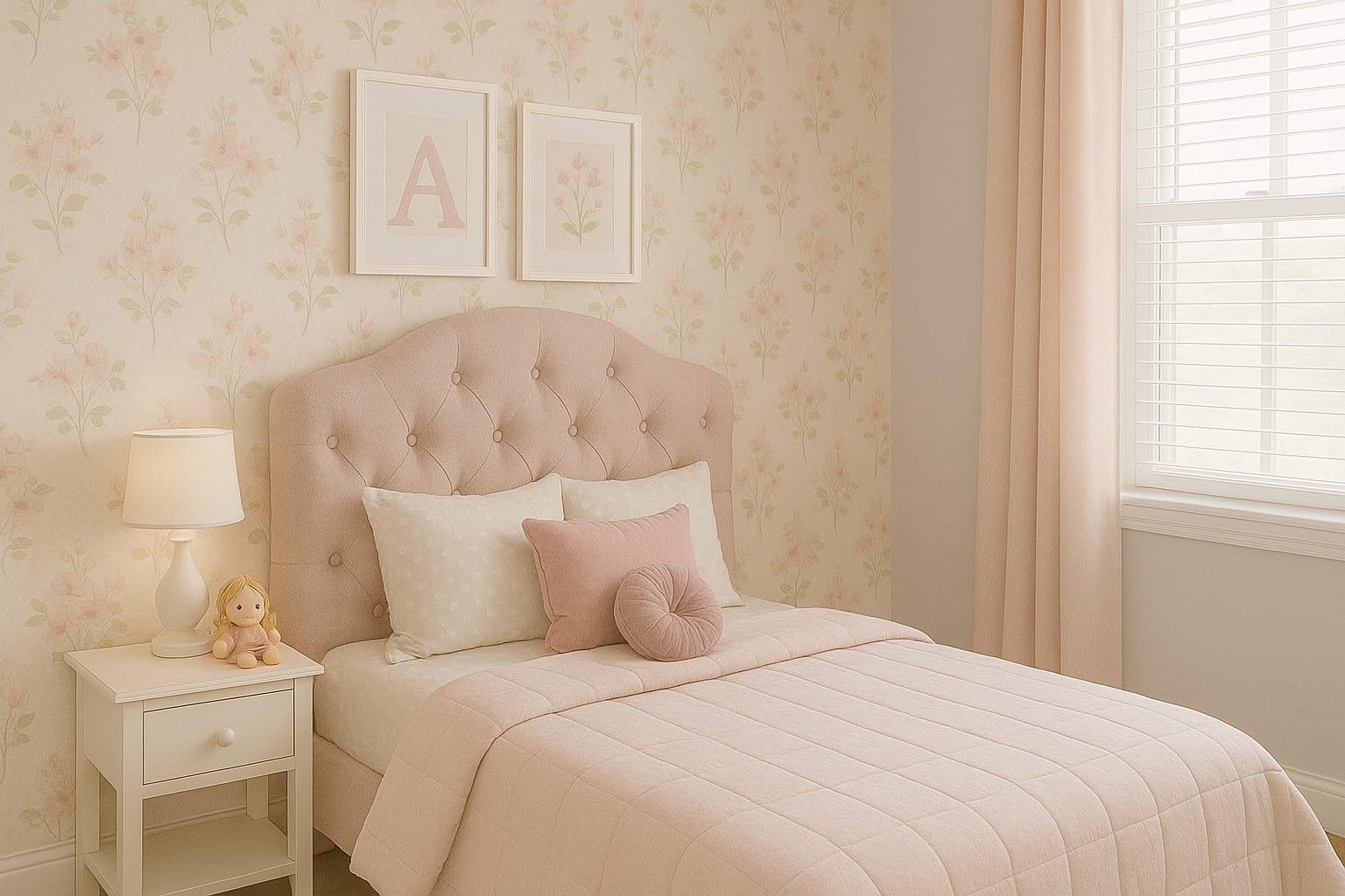 מיטת ילדים מרופדת