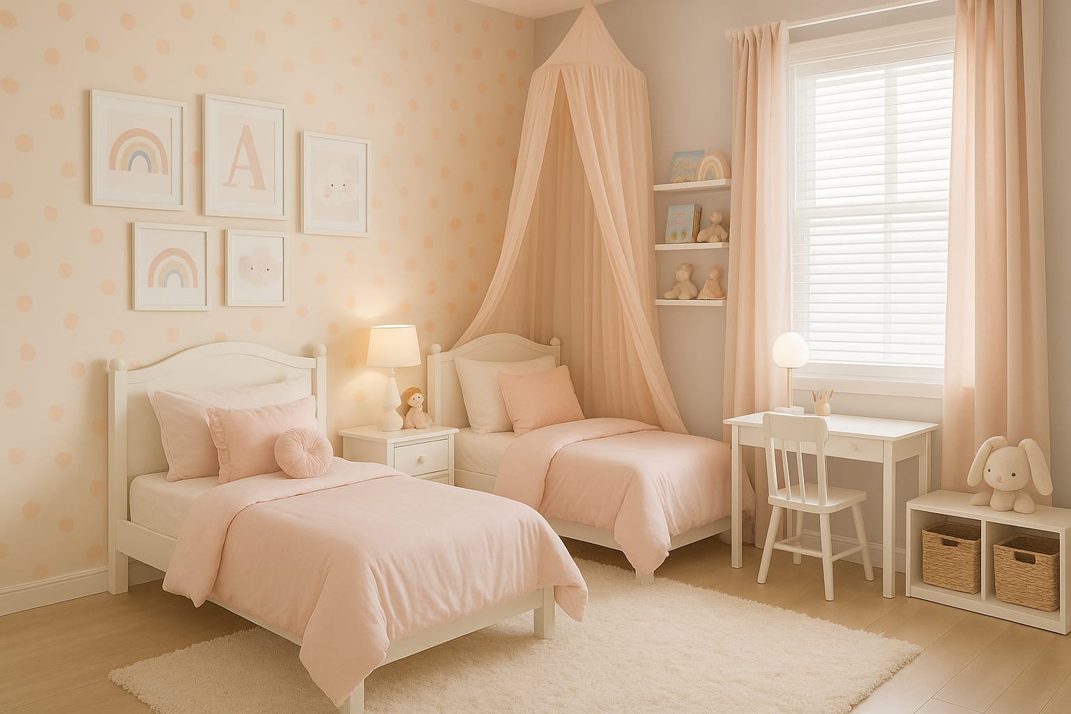 עיצוב חדר בנות קטן עיצוב חדר בנות קטן